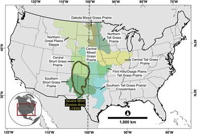 Evaluating Landscape Degradation Along Climatic Gradients During the 1930s Dust Bowl Drought From Panchromatic Historical Aerial Photographs, United States Great Plains